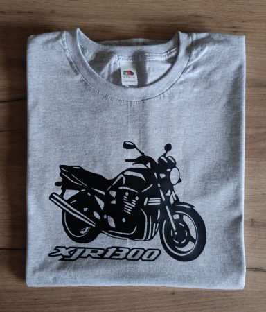 graues T-Shirt mit Silhouette einer Yamaha XJR 1300