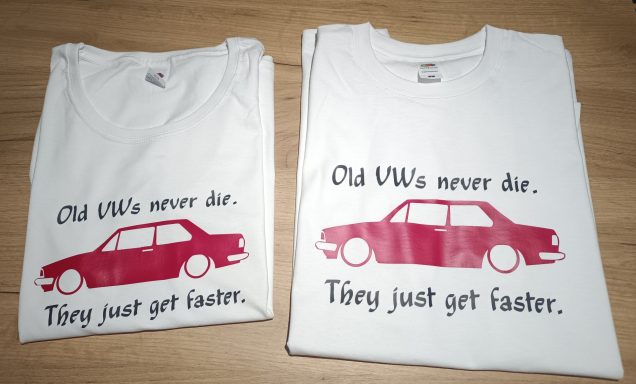 T-Shirt mit tiefergeletem VW Jetta 1