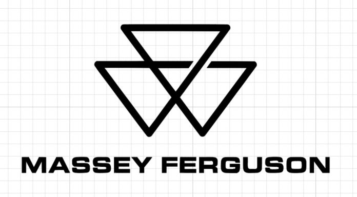 T-Shirt mit Logo von Massey Ferguson