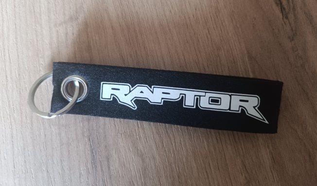 Schlüsselanhänger mit Ford Raptor Schriftzug