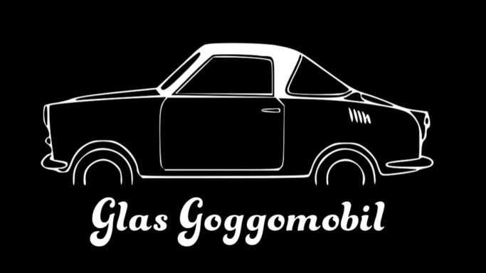 T-Shirt mit der Silhouette eines Glas Goggomobil Coupe