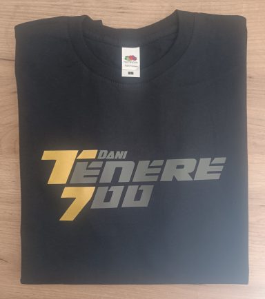 personalisiertes T-Shirt zur Yamaha Tenere 700