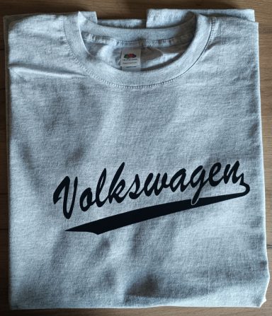 T-Shirt mit altem Volkswagen Schriftzug