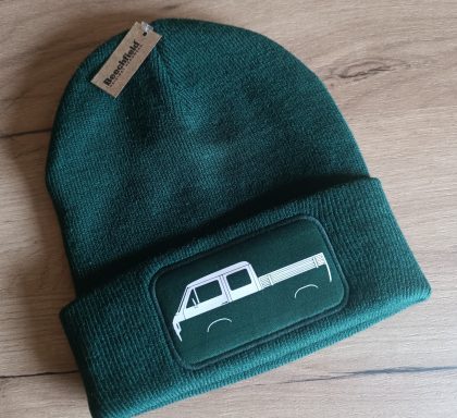 Beanie mit VW T3 Doka Aufdruck