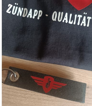 Schlüsselanhänger mit Zündapp-Logo
