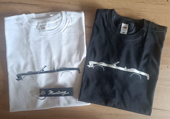 T-Shirts mit Ford Mustang Cabrio