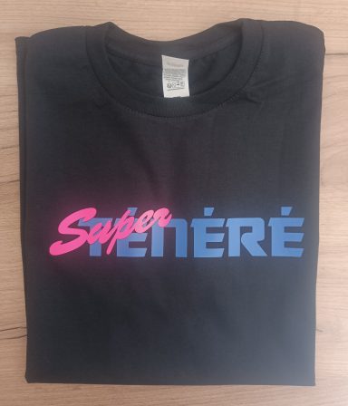 T-Shirt mit Schriftzug der Yamaha XTZ 750 Super Tenere