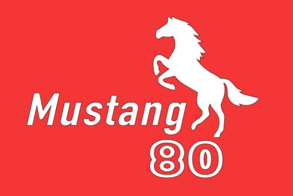 T-Shirt mit Kreidler Mustang 80 Logo