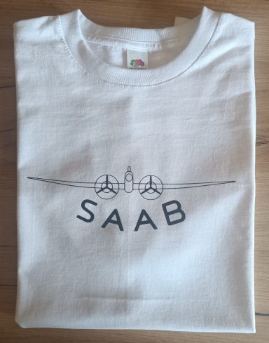 T-Shirt mit Saab Aero Logo