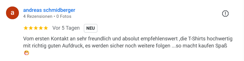 Bewertung Holzbike Auszug aus unseren Google Bewertungen