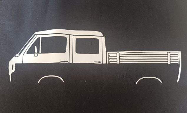 T-Shirt mit VW T3 Doka