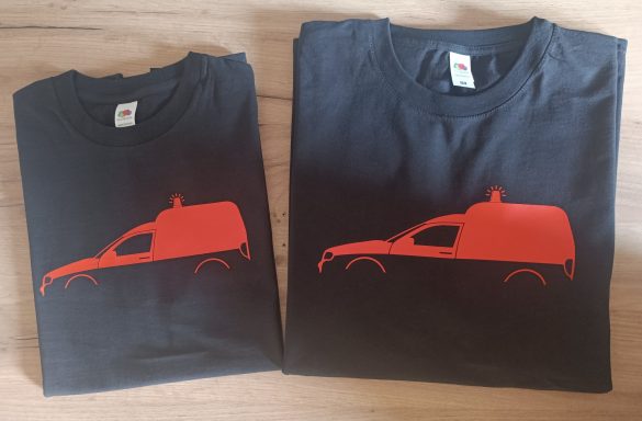 T-Shirt Caddy 2 mit Rundumleuchte