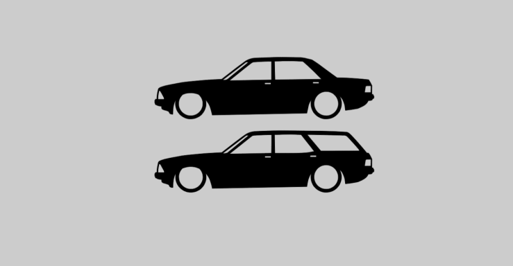 T-Shirt mit Ford Granada MK2