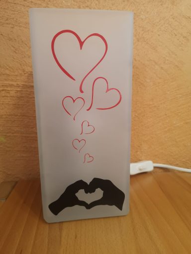 Kleine Lampe als Geschenk zur Hochzeit