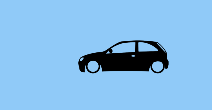 Aufkleber Opel Corsa C Aufkleber mit Silhouette eines Opel Corsa C