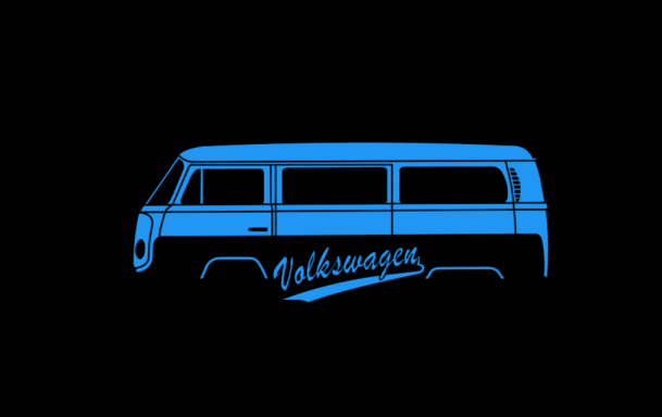 T-Shirt mit VW T2 Fensterbus