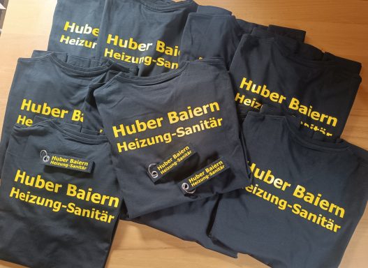 bedruckte Arbeitsshirts für Firmen und Handwerksbetriebe