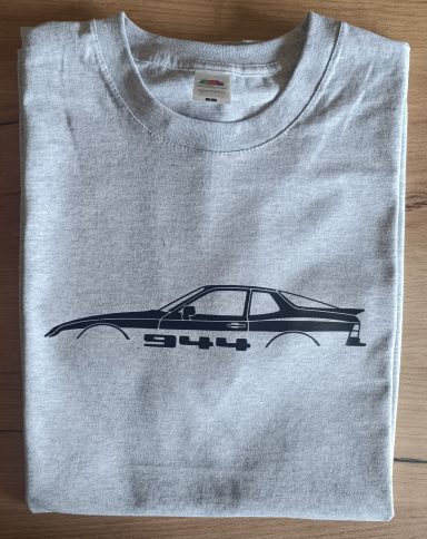 T-Shirt mit Silhouette eines Porsche 944