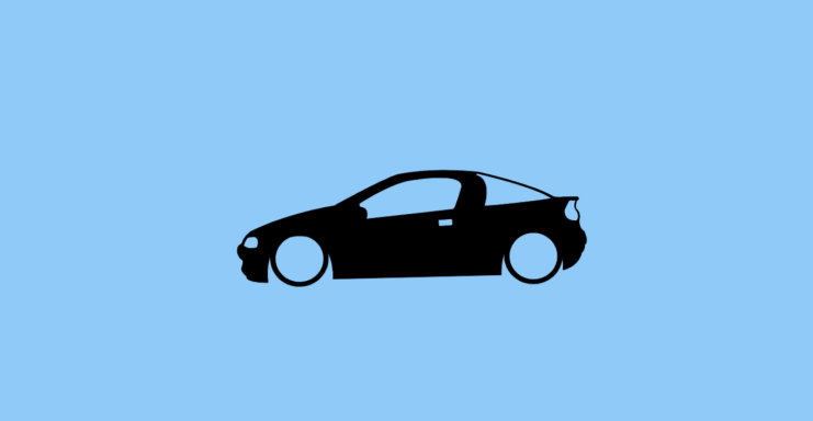 Aufkleber Opel Tigra Aufkleber mit Silhouette eines Opel Tigra
